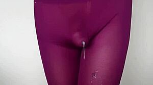 Misr4 Update 4 Cums Hard on Burgundy Leggings May 2025