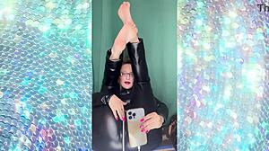 aren't you tired of that girly voice sissy? squeal for me like a good girl now!