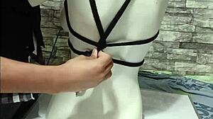 wanna learn bdsm? here's how i tie these peruvian boobs super tight 😈🔥
