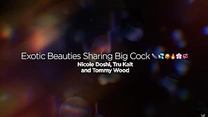 nicole doshi and tru kait crave sharing that huge cock