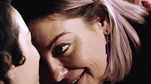 arabelle raphael gets oral then vigorous fingering from her hot lesbian lover