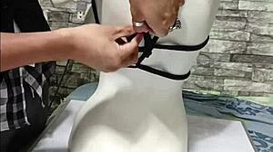 wanna learn bdsm? here's how i tie these peruvian boobs super tight 😈🔥
