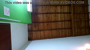 oh god, dancing and sucking that huge bbc in motel while cuck waits outside...