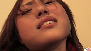 rino mizusawa slurps hairy beaver cumshot after wild toy blowjob!