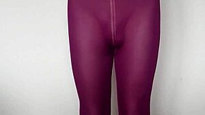 Misr4 Update 4 Cums Hard on Burgundy Leggings May 2025