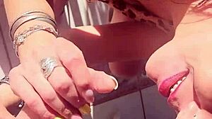 best friend's gf throatpies me while he grabs more drinks