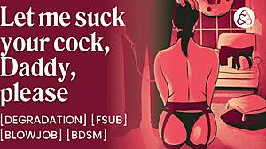 god that submissive brat took my facial after bdsm bondage she begged to be daddys rough creampie toy