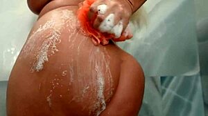 stepmom begs young stud to shower fuck her big tits fat ass now!