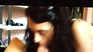 Nicole Marshall slurps sloppy cock sucking whore style begging for cum!