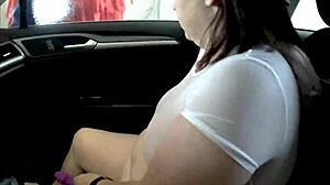 BbW flashes fat curves outdoor from woods to carwash reveal