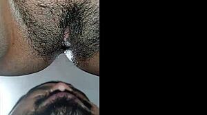 Watch this fat big ass big natural tits black cock pounding culona casero style