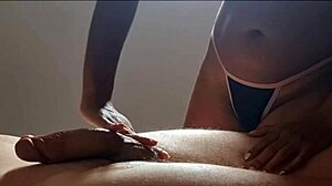 i cash in massage voucher for oily hands exploring every inch of her body