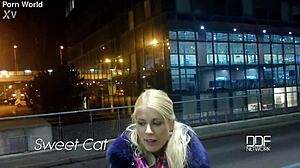 Czech college blondes lick balls and give super blowjobs in POV