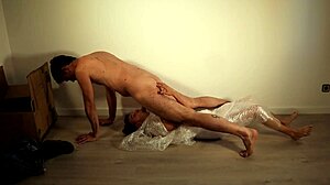 i unwrap special delivery naked fuck doll girl in box just for my cum craving