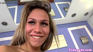 Amateur Black Shemales in Lingerie Threesome with Crossdressing Assfucking and Handjobs