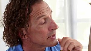 Ebony 18+ Teen Sucks Stepdad's Monster Cock Deep