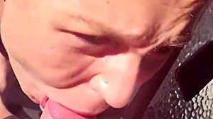 best friend's gf throatpies me while he grabs more drinks