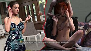 Casey's unshaved redhead pussy exposed outdoors publicly