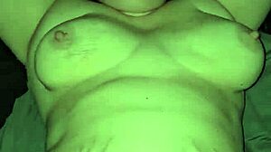 bbw cougar with preggo tits takes deep creampie and screams in orgasm