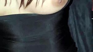 Submissive Latina Emo Rides Rough Cowgirl At Bedroom Halloween Party