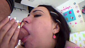 stupid sluts choke gag deepthroat in sloppy blowjob compilation