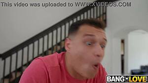 stepmom koda monroe works out hard with johnny love's throbbing cock