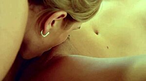 WOW, watch beautiful mature milf and cute blonde lesbian kiss finger lick to bliss?