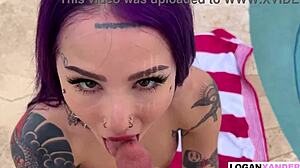 stepsis valerica steele squirts hard?? fucking her tattd pussy for bro logan xander