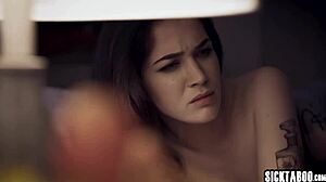 Small Tits Petite Babe Joins Big Tits Milf for 3some Blowjob, Ass Play, Hardcore Group Sex Action.