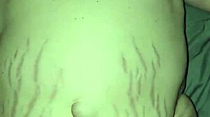 bbw cougar with preggo tits takes deep creampie and screams in orgasm