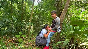 CAN YOU BELIEVE THIS MEXICAN STUDENT FUCKS STRANGER IN UNIFORM PUBLICLY?!