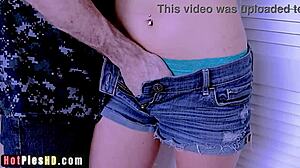 ashley so horny for boyfriend's army goodbye creampie she risks pregnancy...