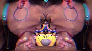 stupid sluts choke gag deepthroat in sloppy blowjob compilation