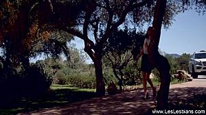 WOW, watch beautiful mature milf and cute blonde lesbian kiss finger lick to bliss?