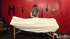 Sara Jay in Fishnets Rides Cowgirl, Blows, and Takes Doggy Creampie on Big Ass