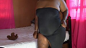 check out this bbw shaking her huge ass in tight dress teasing hard