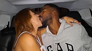 gave my neighbor a ride then fucked her huge pussy lips with my monster cock in the backseat