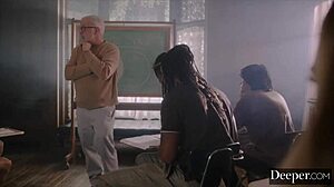 deeper baddie kendra lusts for enemy's bf big black cock revenge threesome