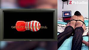 Reacting to hot hentai blowjobs with cum down throats and big tits love how stepsis shows off her fat ass!