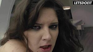 Petite Francesca DiCaprio's Ass Drilled to Anal Limit by Huge Cock