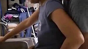 pretty mexican amateur fucked while washing dishes