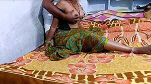 this desi couple in village bedroom does handjob blowjob footjob licks pussy fucks cums all over homemade