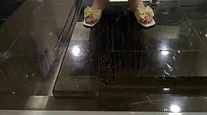 i love watching shemale ting xuan pee and stroll outdoors publicly