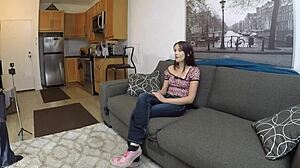 hey, gracie mayy's wild casting with deepthroat gagging chaos