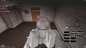 two roblox whores bent over fucked hard pussy ass deepthroat cumshots