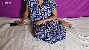 Riya bhabhi alone at home takes hard fucking in cowgirl and doggystyle