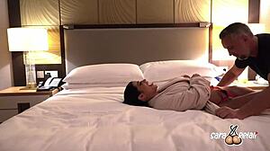 Keiran Lee's Big Cock Cums on Latina Sara Retali's Face