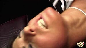 Kate Jones stockings milf bends over for deepthroat anal cowgirl riding