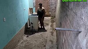 bbw brazilian housewife neighbor swallows neighbor's cum facial