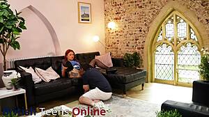 essex nurse's cunt gets devoured deep while she sucks throbbing cock hungrily 💋🍆